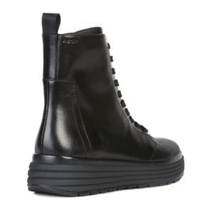 Geox Phaolae D94FDA 00043 C9999 Black Ankle Boots for Women