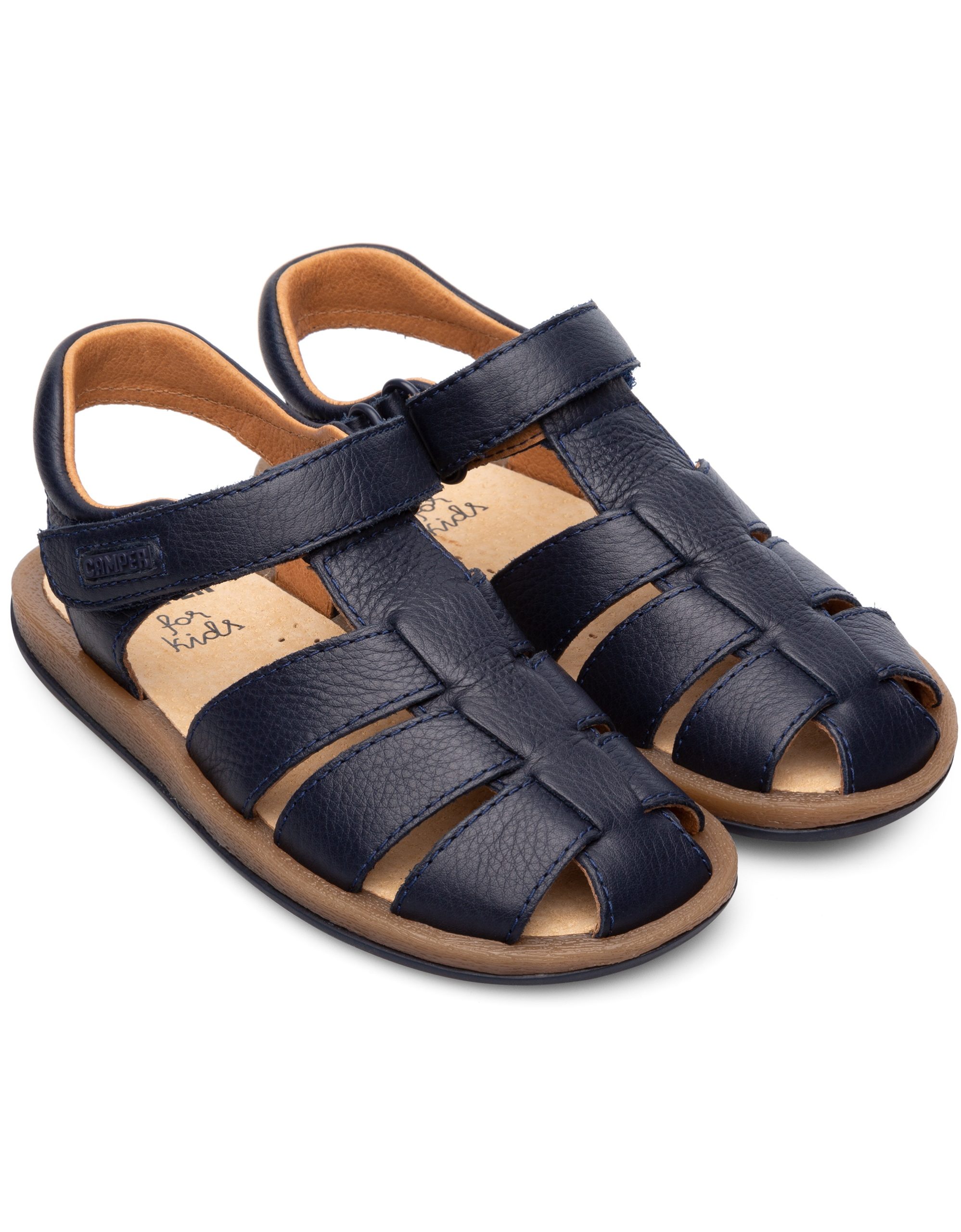 Sandales Camper Garçon Bicho Kids - Cuir Et Caoutchouc Recyclé, Confortables Et Durables