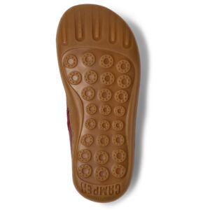 Camper Peu 90019-090 Red Leather Ankle Boots for Kids