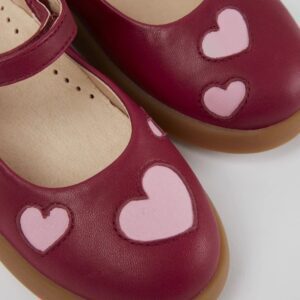 Camper TWS K800457-001 Pink Leather Shoes for Kids