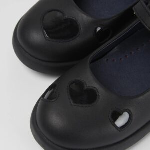 Camper TWS K800457-002 Black Leather Shoes for Kids