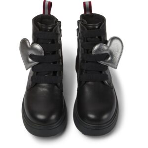 Camper Norte K900150-011 Black Lace up Ankle Boots for Kids