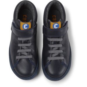 Camper Peu Touring K900251-003 Dark Blue Ankle Boots for Kids