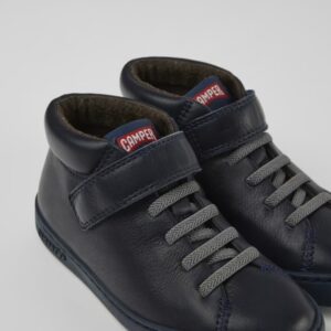 Camper Peu Touring K900251-003 Dark Blue Ankle Boots for Kids