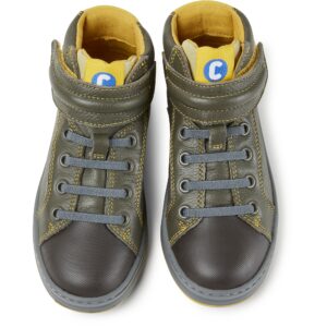 Camper Runner K900255-004 Grey Ankle Boots for Kids