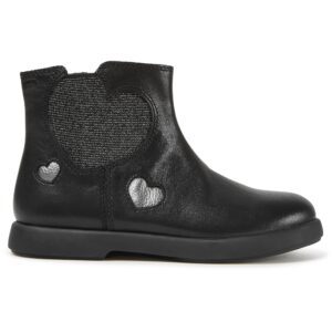 Camper Duet K900270-001 Black Leather Boots for Kids