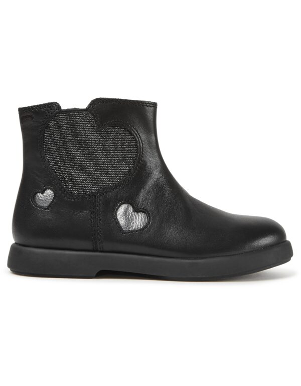 Camper Duet K900270-001 Black Leather Boots for Kids