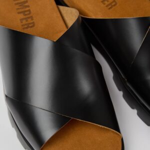 Camper Brutus K100775-001 Black Sandals for Men