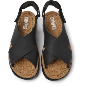 Camper Oruga K200157-022 Black Sandals for Women