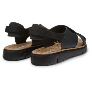 Camper Oruga K200157-022 Black Sandals for Women
