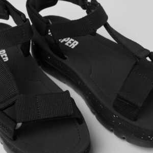 Camper Oruga Up K200851-004 Black Sandals for Women
