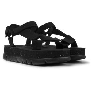 Camper Oruga Up K200851-004 Black Sandals for Women