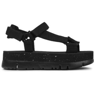 Camper Oruga Up K200851-004 Black Sandals for Women