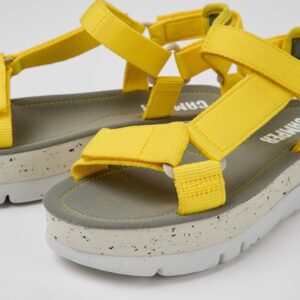 Camper Oruga Up K200851-012 Yellow Sandals for Women