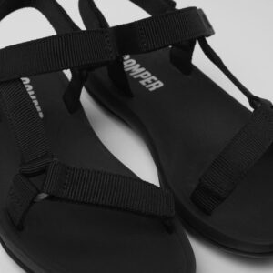 Camper Match K200958-001 Black Sandals for Women