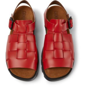 Camper Brutus K201397-002 Red Sandals for Women