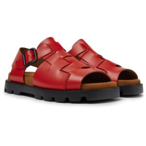 Camper Brutus K201397-002 Red Sandals for Women