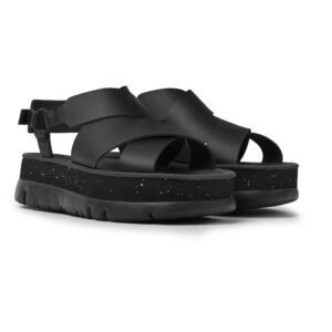Camper Oruga Up K201399-001 Black Sandals for Women