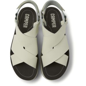 Camper Oruga Up K201399-002 White Sandals for Women