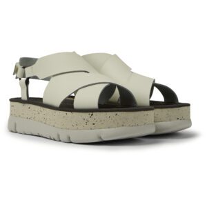 Camper Oruga Up K201399-002 White Sandals for Women