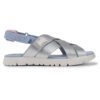 Camper Oruga K800430-010 Silver Sandals for Kids