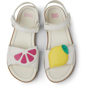 Camper Twins K800483-002 White Sandals for Kids