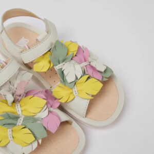 Camper Twins Bicho K800502-002 White Sandals for Kids