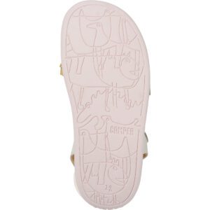 Camper Twins Bicho K800502-002 White Sandals for Kids