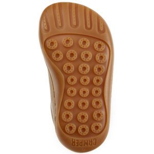 Camper Peu 80153-091 Brown Velcro Ankle Boots for Kids