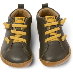 Camper Peu 80153-092 Πράσινα Velcro Παιδικά Μποτάκια