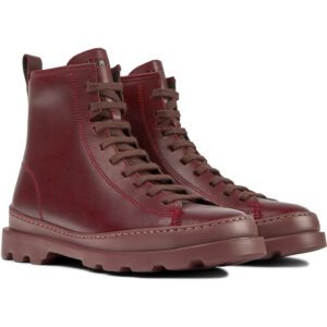 Camper Brutus K400325-024 Burgundy Ankle Boots for Women