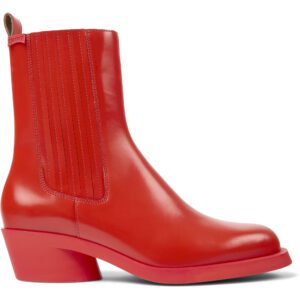 Camper Bonnie K400631-002 Red Ankle Boots for Women