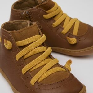 Camper Peu K900131-020 Brown Ankle Boots for Kids