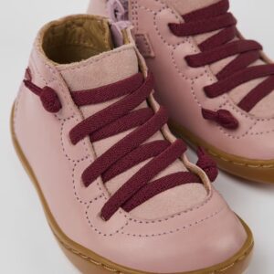 Camper Peu K900131-021 Pink Ankle Boots for Kids