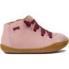 Camper Peu K900131-021 Pink Ankle Boots for Kids