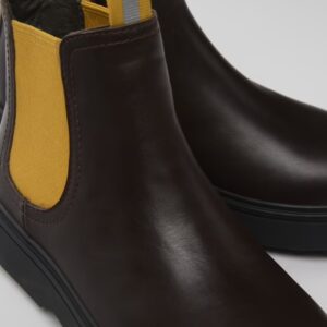 Camper Norte K900149-014 Καφε & Κίτρινα Παιδικά Μποτάκια