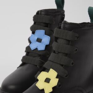 Camper Twins K900150-012 Black Boots for Kids