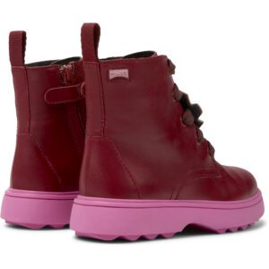 Camper Twins K900150-013 Burgundy Boots for Kids