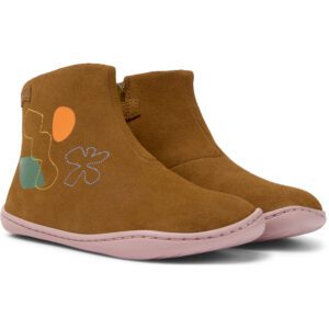 Camper Twins K900216-006 Brown Ankle Boots for Kids