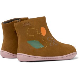 Camper Twins K900216-006 Brown Ankle Boots for Kids