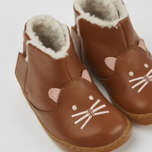 Camper Twins K900294-002 Brown Boots for Kids