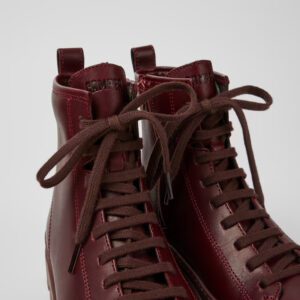 Camper Brutus K400325-024 Burgundy Ankle Boots for Women