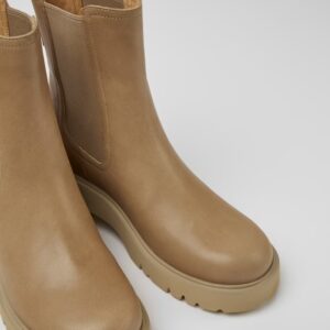 Camper Milah K400575-006 Μπεζ Γυναικεία Μποτακια