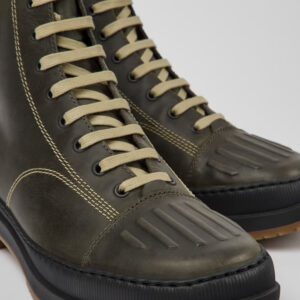 Camper Brutus Treck K300436-001 Green Ankle Boots for Men