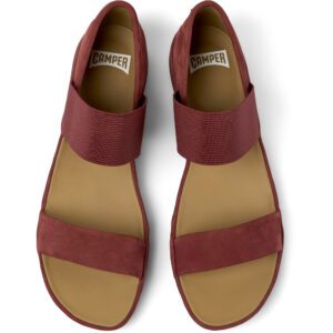 Camper Right 21735-085 Μπορντό Γυναικεία Πέδιλα