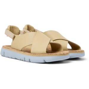 Camper Oruga K200157-048 Beige Sandals for Women