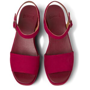 Camper Misia K200564-037 Burgundy Sandals for Women