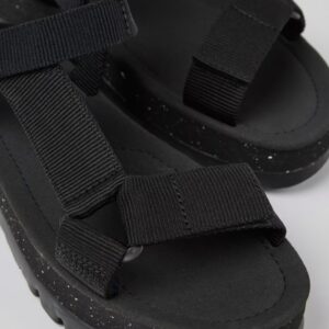 Camper Oruga Up K200851-004 Black Sandals for Women