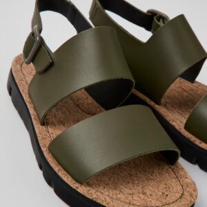 Camper Oruga K201038-016 Green Sandals for Women