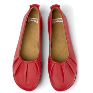 Camper Right K201364-009 Red Ballerinas for Women